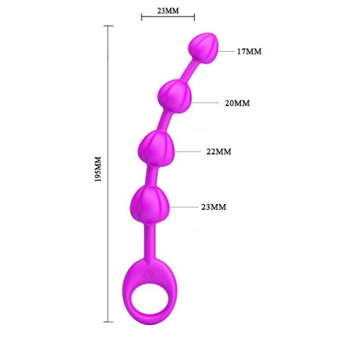 Analne koraliki do wkładania do pupy kuleczki 19cm Analne koraliki do wkładania do pupy kuleczki 19cm