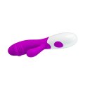 Króliczek wibrator z sex masażerem 19cm 30 trybów Króliczek wibrator z sex masażerem 19cm 30 trybów