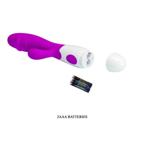 Króliczek wibrator z sex masażerem 19cm 30 trybów Króliczek wibrator z sex masażerem 19cm 30 trybów