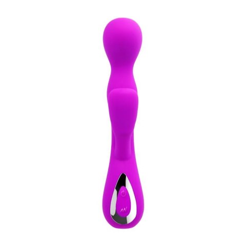 Wibrator z masażerem łechtaczki gspot 19cm 10 tryb Wibrator z masażerem łechtaczki gspot 19cm 10 tryb