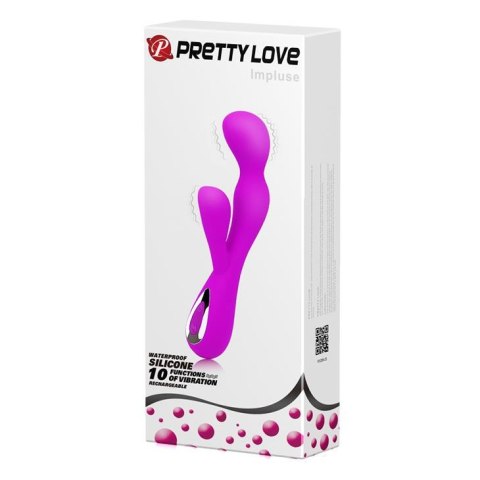 Wibrator z masażerem łechtaczki gspot 19cm 10 tryb Wibrator z masażerem łechtaczki gspot 19cm 10 tryb