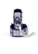 Kajdanki skórzane metalowe ćwieki bondage bdsm sex Kajdanki skórzane metalowe ćwieki bondage bdsm sex