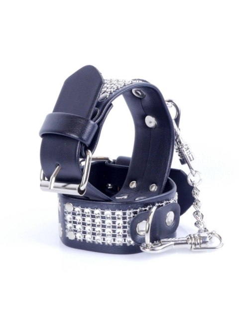 Kajdanki skórzane metalowe ćwieki bondage bdsm sex Kajdanki skórzane metalowe ćwieki bondage bdsm sex