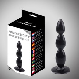 Zatyczka analna kulki koraliki z przyssawką 13cm