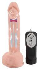 Dildo realistyczne posuw przyssawka 8trybów 21cm Dildo realistyczne posuw przyssawka 8trybów 21cm