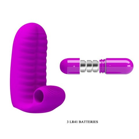 Mały masażer na 2 palce gra wstępna wibrator 6cm Mały masażer na 2 palce gra wstępna wibrator 6cm