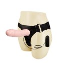 Wibrujący penis strapon proteza pusty środek 17cm Wibrujący penis strapon proteza pusty środek 17cm