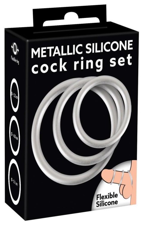 Metallic Silicone Cock ring se Metallic Silicone Cock ring se