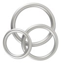 Metallic Silicone Cock ring se Metallic Silicone Cock ring se
