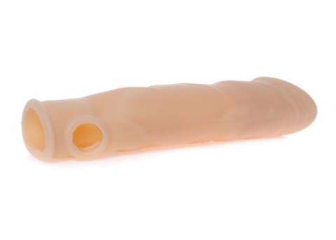 Elastyczna realistyczna nakładka na penisa 18cm Elastyczna realistyczna nakładka na penisa 18cm