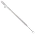Glass Drinking Straw Willy x 4