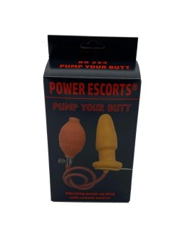 Wibrujący nadmuchiwany korek analny zatyczka plug