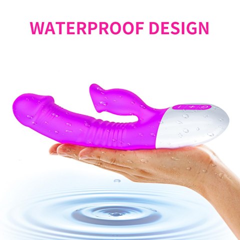Wibrator króliczek podgrzewany sex 7 trybów 23cm Wibrator króliczek podgrzewany sex 7 trybów 23cm