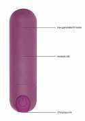 10 Speed Rechargeable Bullet - Purple 10 Speed Rechargeable Bullet - Purple