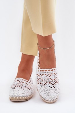 Espadryle Model Adelira WD251 White - Step in style Step in style