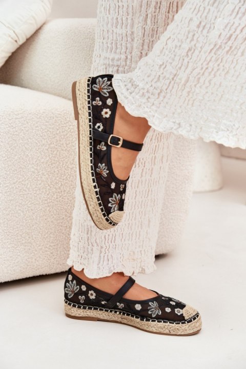 Espadryle Model Laxisa C-797 Black - Step in style Step in style Espadryle Model Laxisa C-797 Black - Step in style Step in style