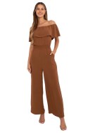 Kombinezon Model MI-KO-T52.67 Light Brown - Italy Moda Italy Moda Kombinezon Model MI-KO-T52.67 Light Brown - Italy Moda Italy Moda
