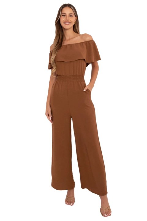 Kombinezon Model MI-KO-T52.67 Light Brown - Italy Moda Italy Moda Kombinezon Model MI-KO-T52.67 Light Brown - Italy Moda Italy Moda