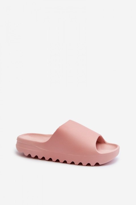 Sandał Klapki Model Estella CK209P Pink - Step in style Step in style Sandał Klapki Model Estella CK209P Pink - Step in style Step in style
