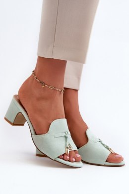 Sandał Klapki Model Jemenna JH338P Mint - Step in style Step in style