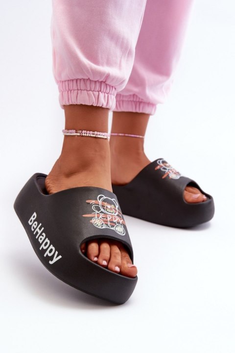 Sandał Klapki Model Serefina BG175 Black - Step in style Step in style Sandał Klapki Model Serefina BG175 Black - Step in style Step in style