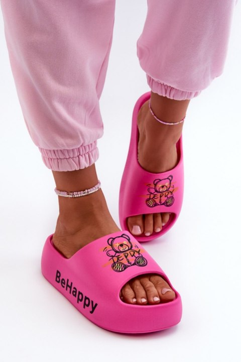 Sandał Klapki Model Serefina BG175 Fuksja - Step in style Step in style Sandał Klapki Model Serefina BG175 Fuksja - Step in style Step in style