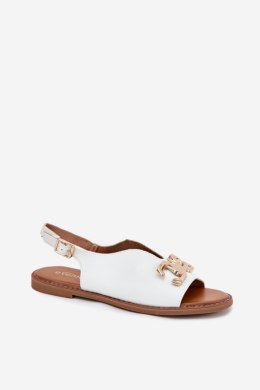 Sandały Model Amelira 25SD35-8775 White - Step in style Step in style