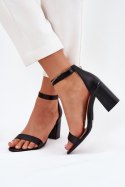Sandały Model Irini B-833 Black - Step in style Step in style Sandały Model Irini B-833 Black - Step in style Step in style