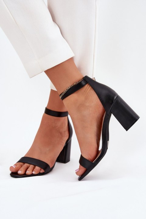 Sandały Model Irini B-833 Black - Step in style Step in style Sandały Model Irini B-833 Black - Step in style Step in style