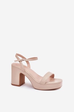 Sandały Model Lillita 6896 Beige - Step in style Step in style