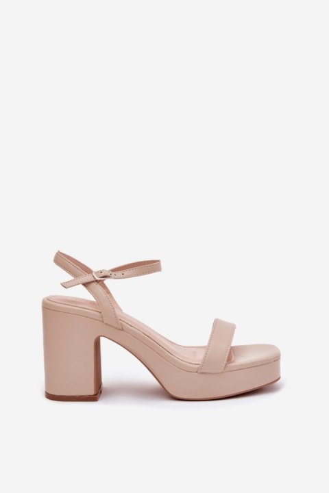 Sandały Model Lillita 6896 Beige - Step in style Step in style Sandały Model Lillita 6896 Beige - Step in style Step in style