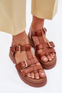 Sandały Model Mireza 25SD42-8907 Camel - Step in style Step in style Sandały Model Mireza 25SD42-8907 Camel - Step in style Step in style