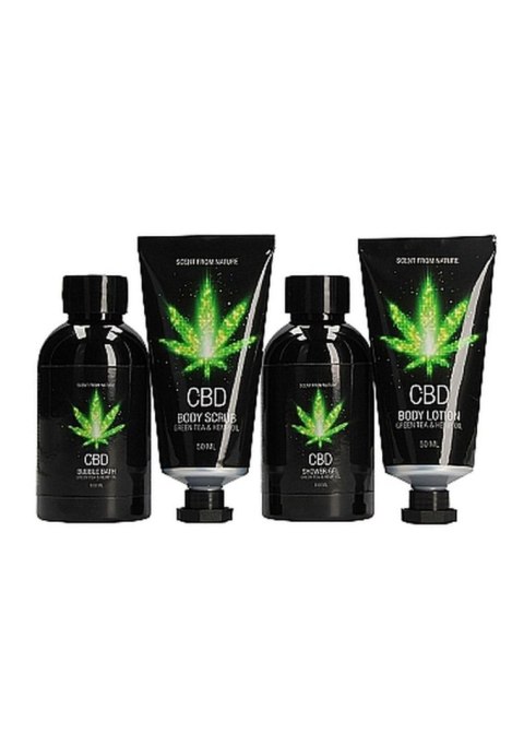 CBD - Bath and Shower - Luxe Travel set - Green Tea Hemp Oil CBD - Bath and Shower - Luxe Travel set - Green Tea Hemp Oil