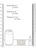 N0. 92 - Reversible Masturbator and Bumper - Transparent N0. 92 - Reversible Masturbator and Bumper - Transparent