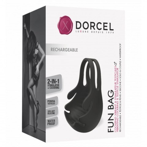 Wibrująca nakładka na jądra dorcel fun bag 9 tryb Wibrująca nakładka na jądra dorcel fun bag 9 tryb