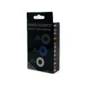 Ring-Donut Cockring 3 Pack-3 colors blue/clear/black Ring-Donut Cockring 3 Pack-3 colors blue/clear/black