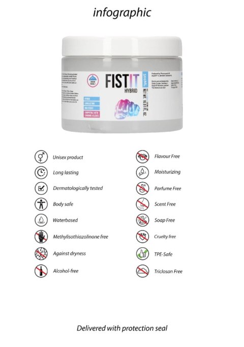 Żel Fistingowy Fist It - Hybrid - 500 ml Żel Fistingowy Fist It - Hybrid - 500 ml
