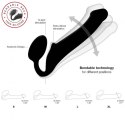 Czarne podwójne dildo stymulacja punktu G pochwy Czarne podwójne dildo stymulacja punktu G pochwy