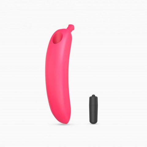 Dildo wibrujący różowy zakrzywiony banan silikon Dildo wibrujący różowy zakrzywiony banan silikon