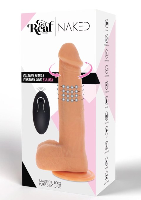 Rotating Beads Vibrating Dildo Rotating Beads Vibrating Dildo