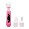 Masażer łechtaczki body wand różdżka z nakładkami Masażer łechtaczki body wand różdżka z nakładkami