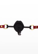 Knebel erotyczny otwarty z zatyczką BDSM bondage Knebel erotyczny otwarty z zatyczką BDSM bondage