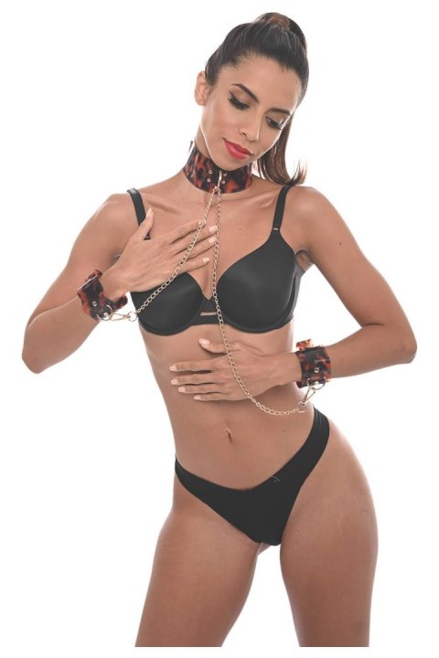 Zestaw kajdanki na ręce obroża krępowanie BDSM sex Zestaw kajdanki na ręce obroża krępowanie BDSM sex