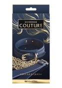 Bondage Couture Collar & Leash Blue Bondage Couture Collar & Leash Blue