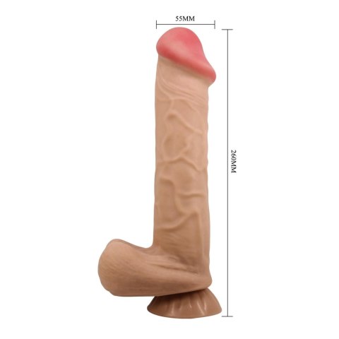 Duży sztuczny penis dildo dla kobiet żylasty 25 cm Duży sztuczny penis dildo dla kobiet żylasty 25 cm