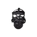 Head Harness with Zip-up Mouth and Lock - Black Head Harness with Zip-up Mouth and Lock - Black