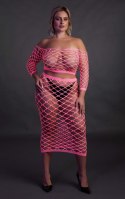 Long Sleeve Crop Top and Long Skirt XL/XXXXL Long Sleeve Crop Top and Long Skirt XL/XXXXL