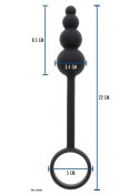 Anal Snake Plug & Penis Ring Black Anal Snake Plug & Penis Ring Black