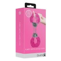 Furry Metal Hand Cuffs - Pink Furry Metal Hand Cuffs - Pink