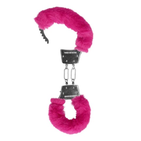 Furry Metal Hand Cuffs - Pink Furry Metal Hand Cuffs - Pink